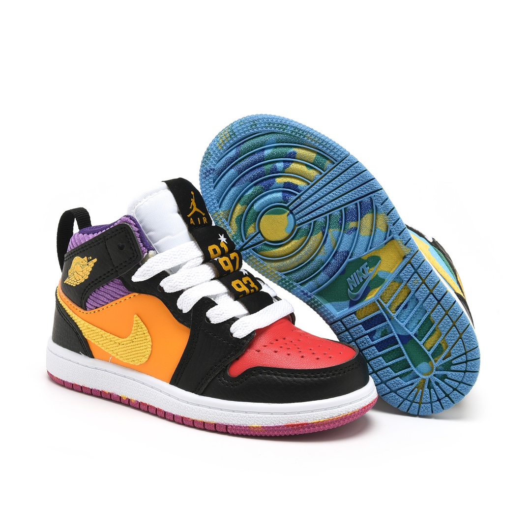图片[8]-乔丹 Air Jordan 1（GS）乔丹高帮童鞋 时尚板鞋 时尚运动鞋 尺码：22 23 24 25 26 27 28 29.5 30 31 32 33.5 34 35 36 37-选品中心