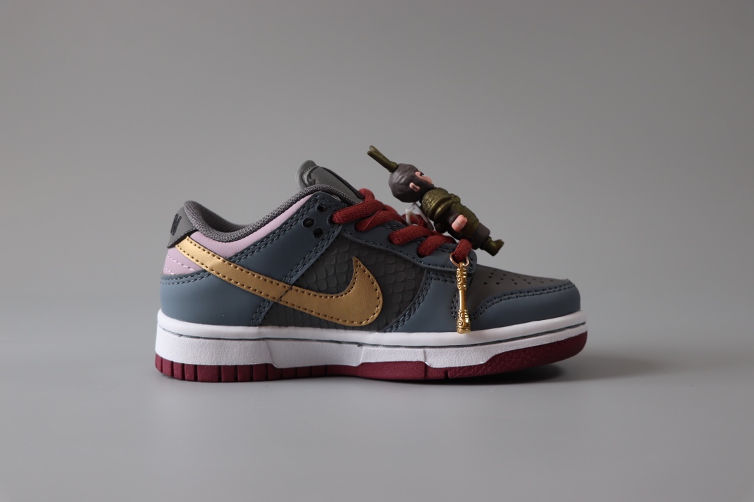 图片[2]-耐克Nike Dunk Low 儿童鞋游戏主题 黑神话悟空童鞋复古低帮休闲板鞋 DD1391604 尺码：22-37-选品中心