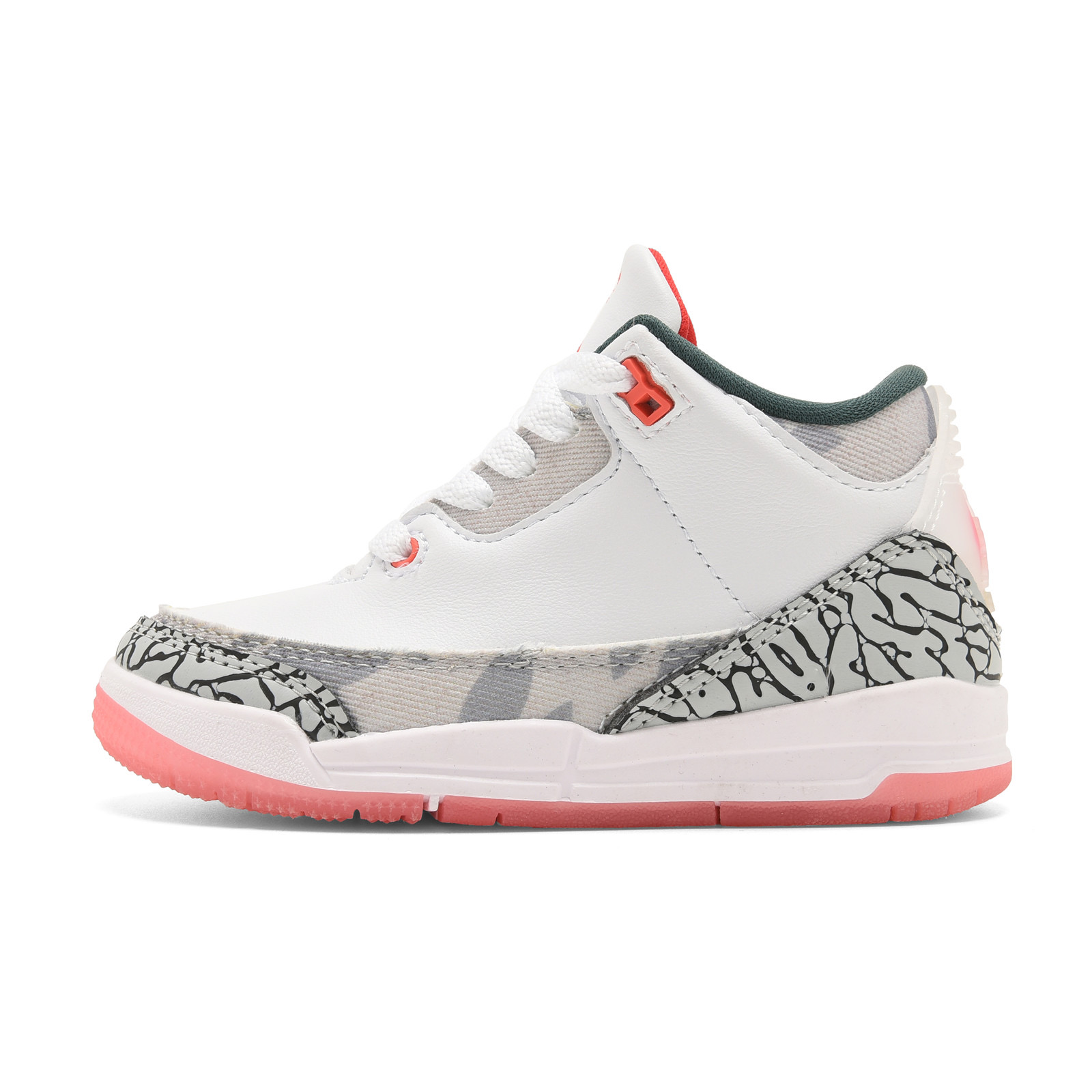 Jordan官方耐克乔丹男女童鞋乔3儿童运动鞋AJ3童鞋宝宝缓震鞋 尺码：22-37-选品中心