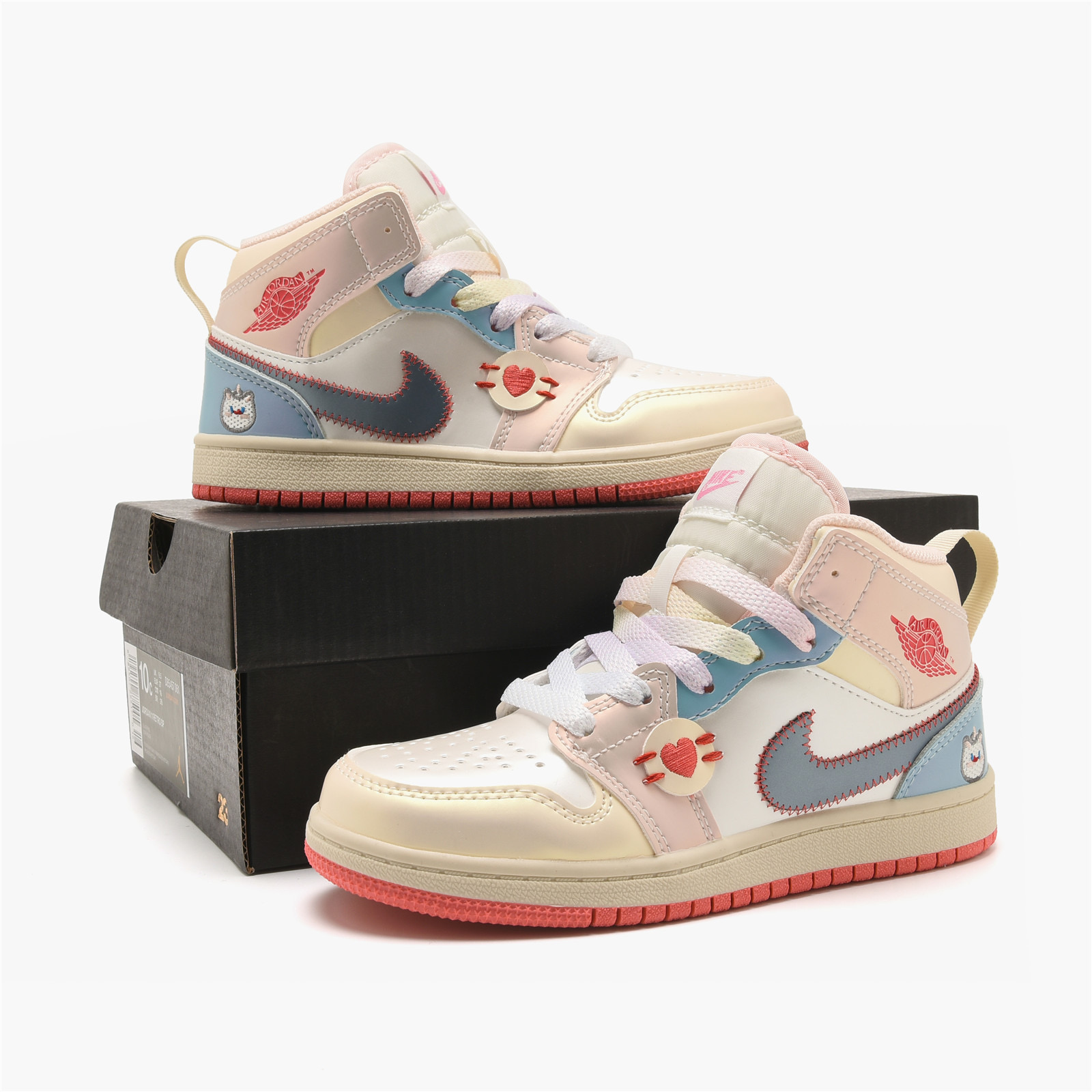 图片[9]-乔丹 Air Jordan 1（GS）乔丹高帮童鞋 时尚板鞋 时尚运动鞋 尺码：22 23 24 25 26 27 28 29.5 30 31 32 33.5 34 35 36 37-选品中心