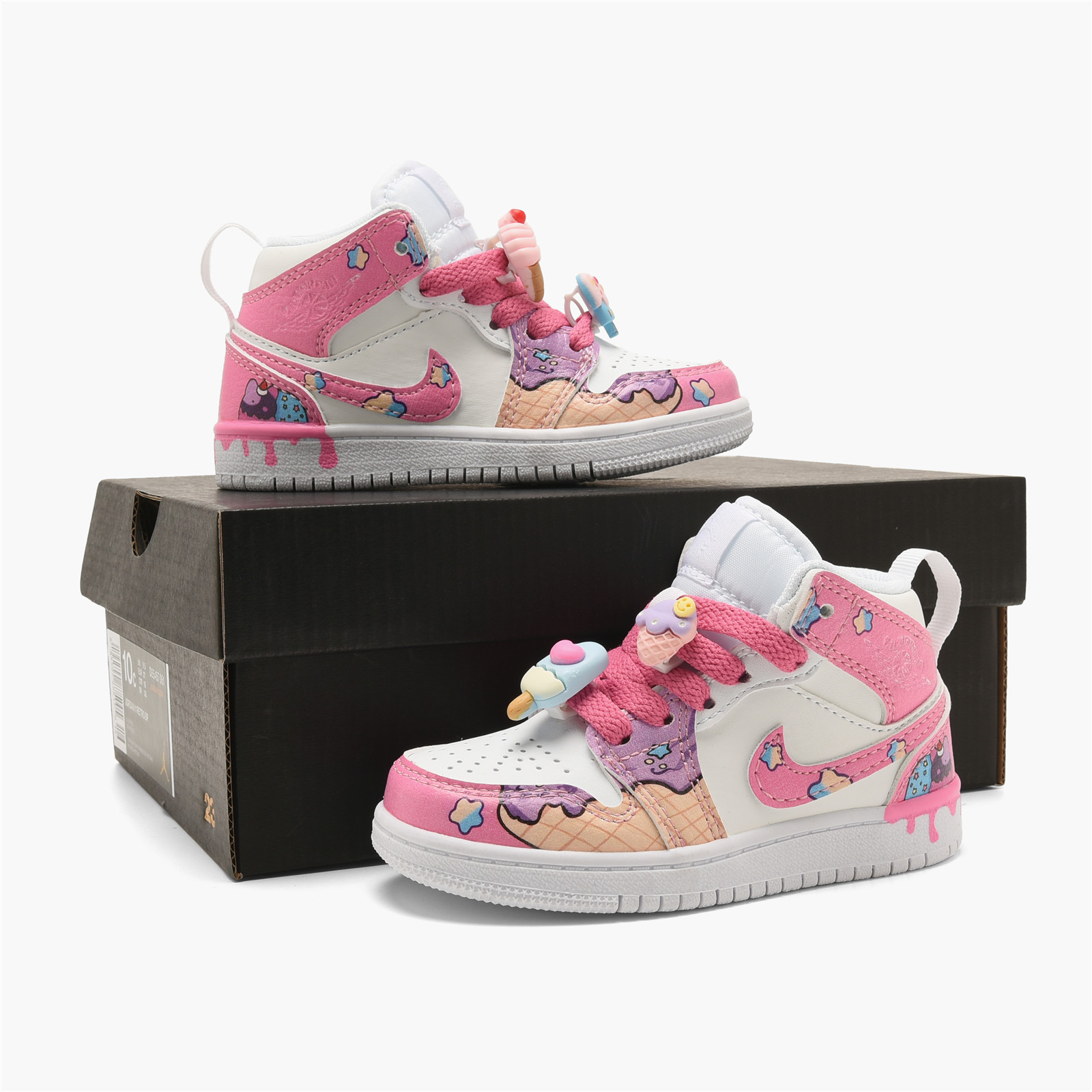 图片[9]-乔丹 Air Jordan 1（GS）乔丹高帮童鞋 时尚板鞋 时尚运动鞋 尺码：22 23 24 25 26 27 28 29.5 30 31 32 33.5 34 35 36 37-选品中心