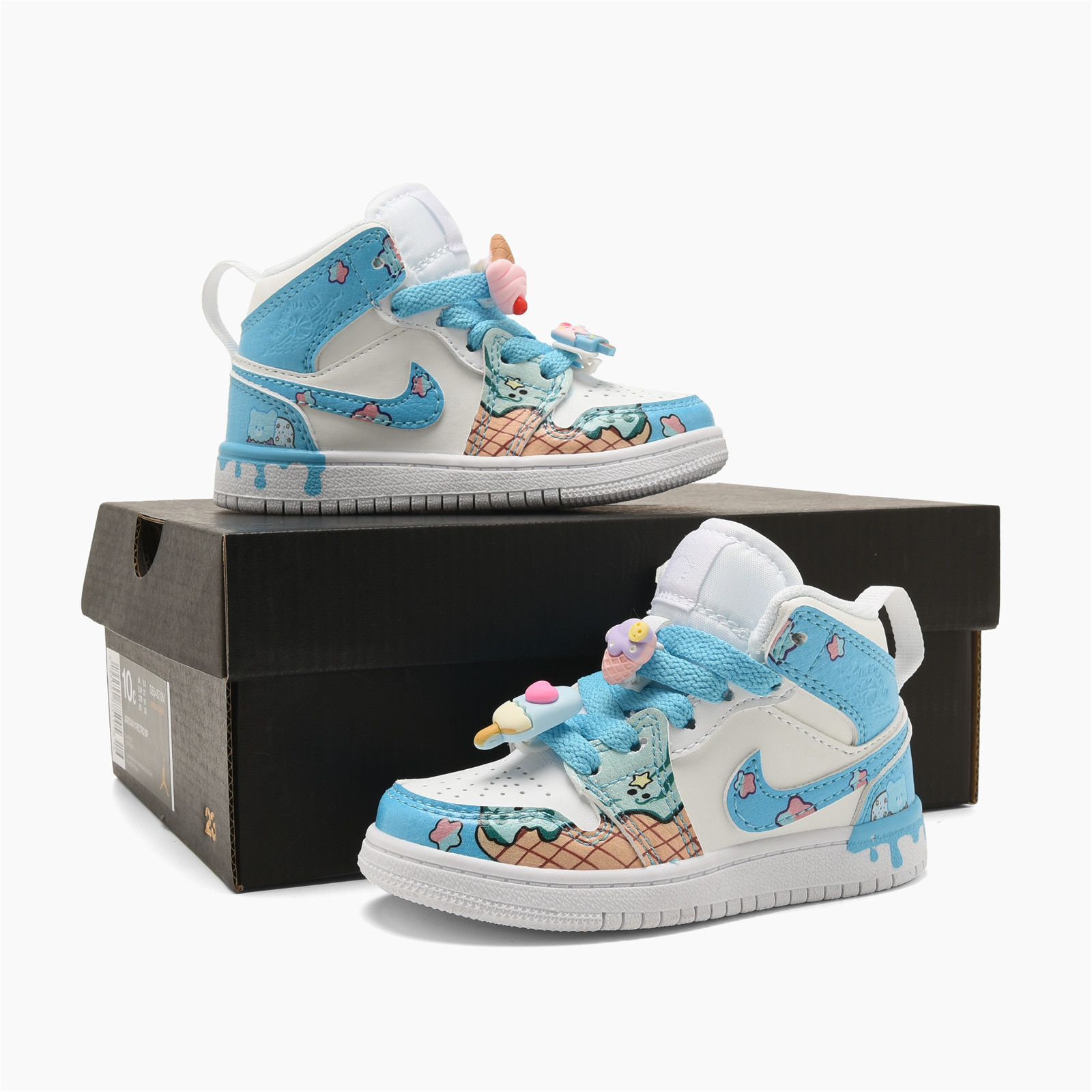 图片[9]-乔丹 Air Jordan 1（GS）乔丹高帮童鞋 时尚板鞋 时尚运动鞋 尺码：22 23 24 25 26 27 28 29.5 30 31 32 33.5 34 35 36 37-选品中心