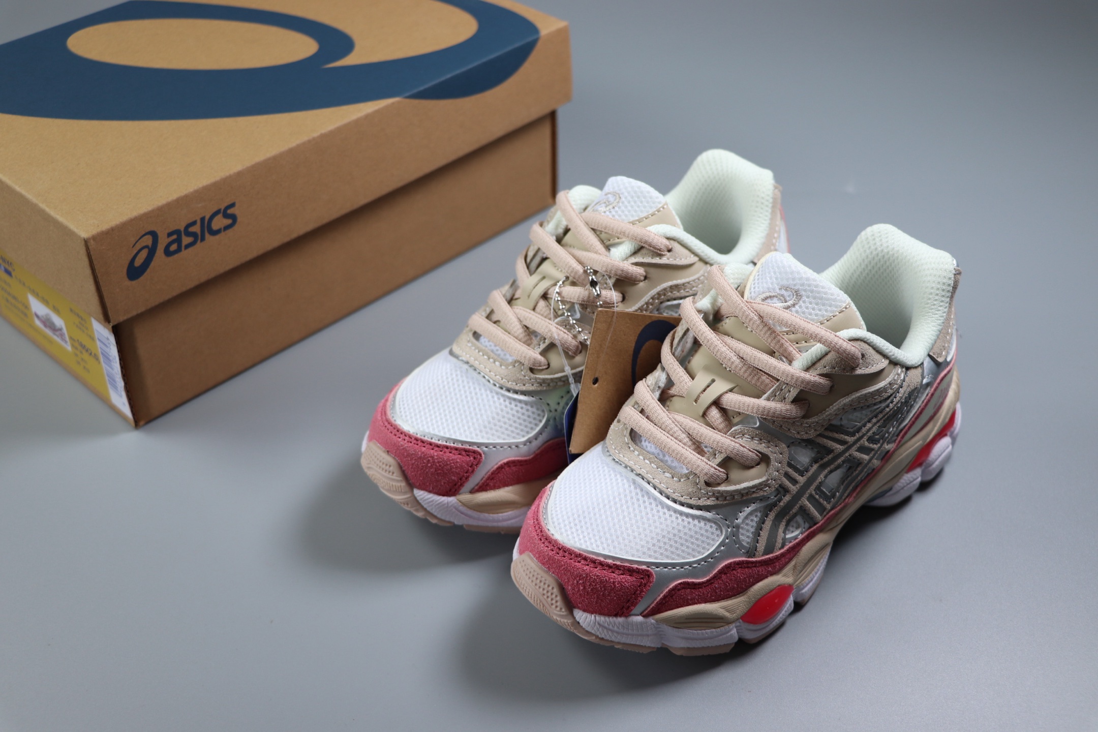 图片[9]-亚瑟士Asics Gel-NYC童鞋亚瑟士运动休闲透气儿童鞋专业跑鞋 米白粉色 26-37-选品中心