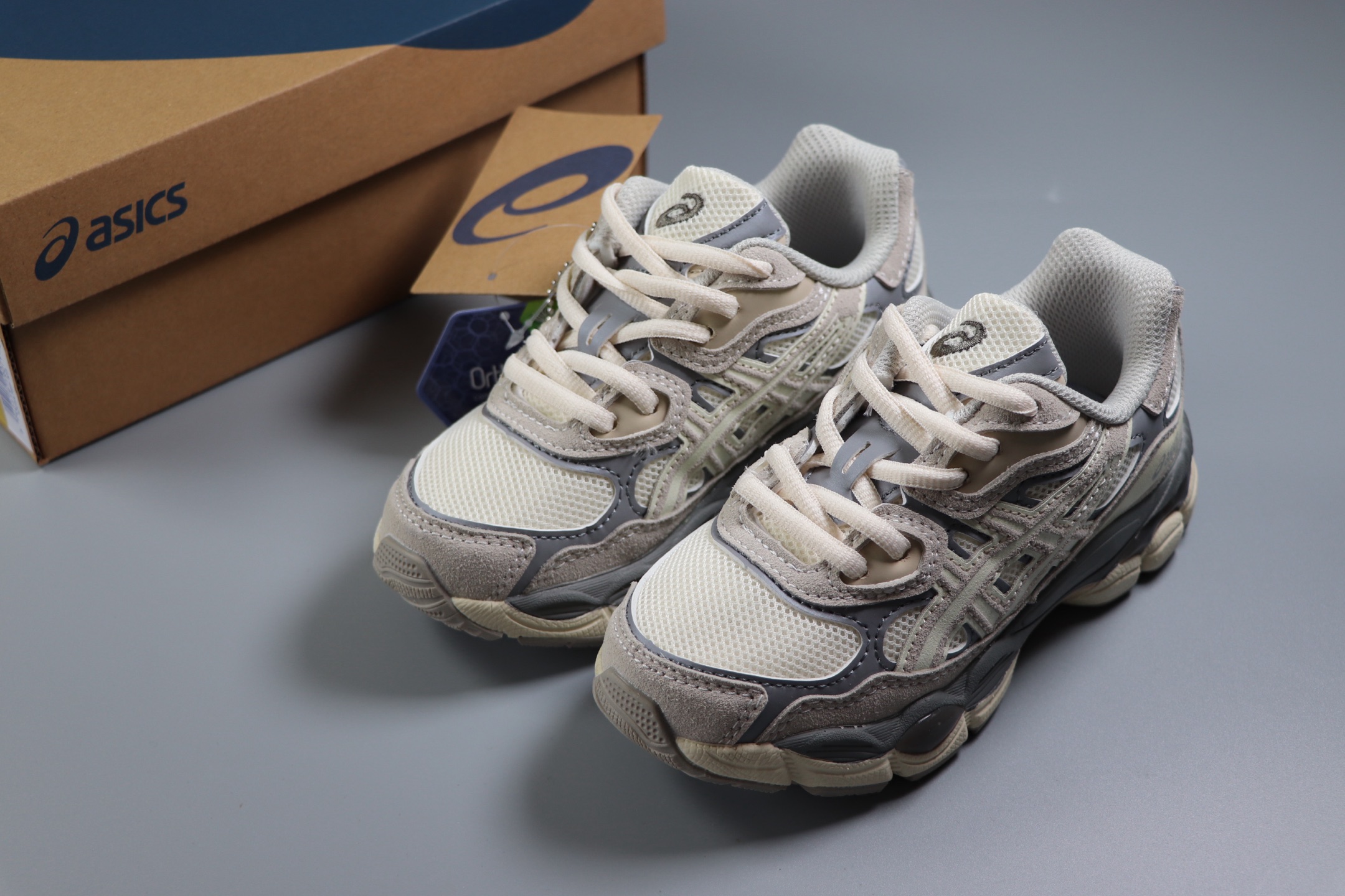 图片[9]-亚瑟士Asics Gel-NYC童鞋亚瑟士运动休闲透气儿童鞋专业跑鞋 米灰色26-37-选品中心