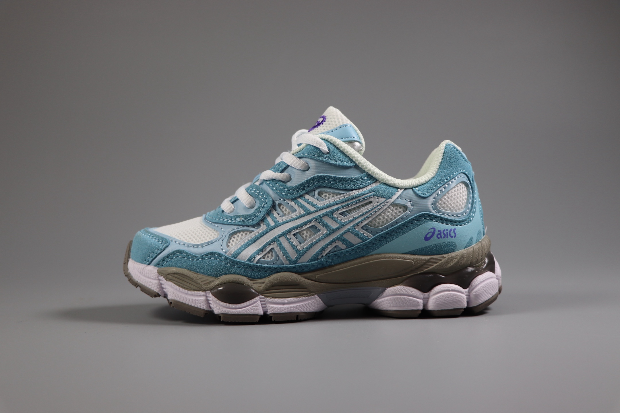 亚瑟士Asics Gel-NYC童鞋亚瑟士运动休闲透气儿童鞋专业跑鞋 蓝白色26-37-选品中心