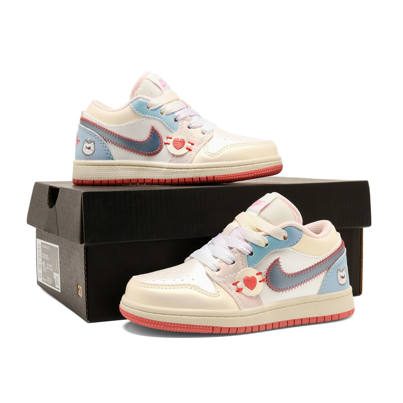 图片[9]-乔丹 Air Jordan 1（GS）乔丹低帮童鞋 时尚板鞋 尺码：22 23 24 25 26 27 28 29.5 30 31 32 33.5 34 35 36 37-选品中心