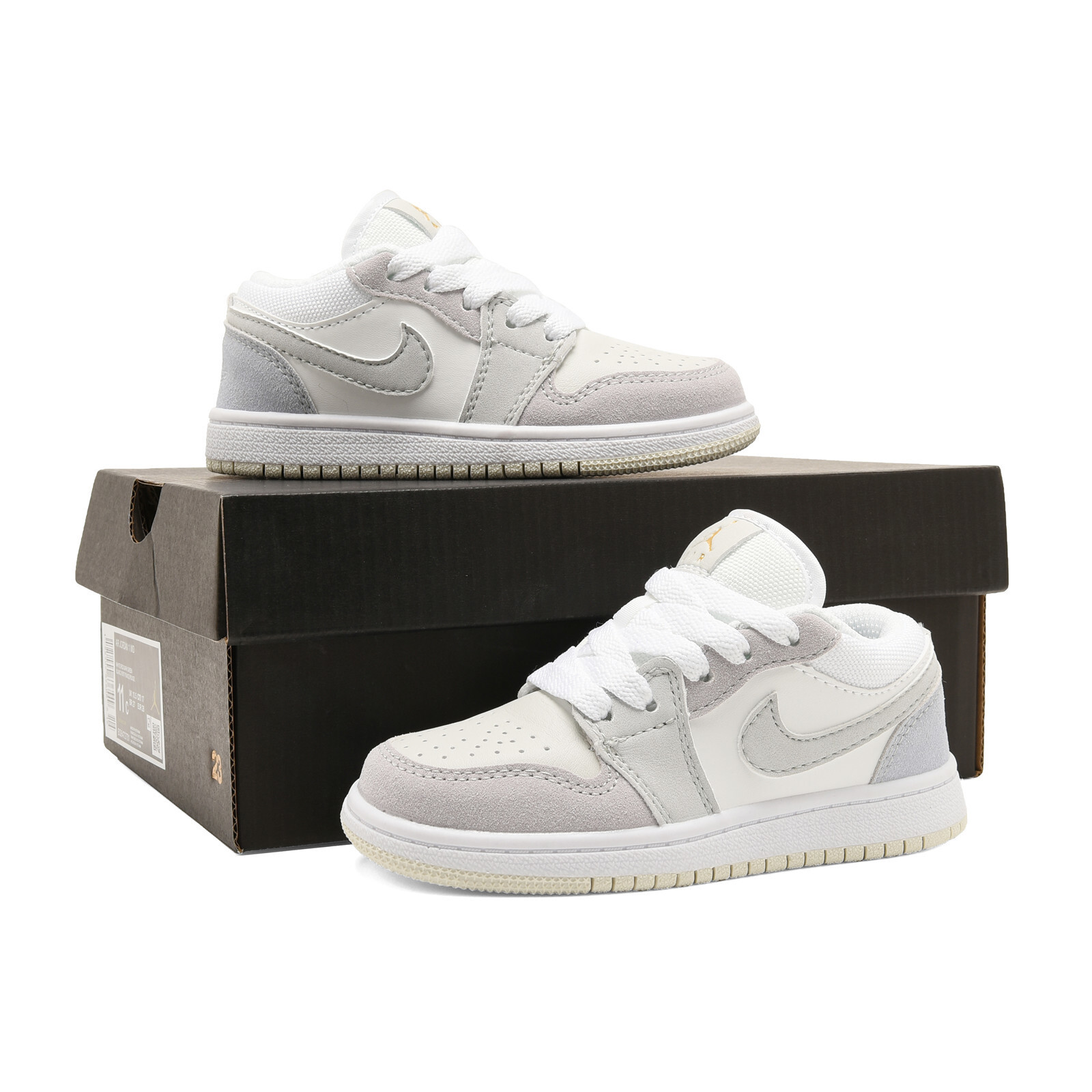 图片[9]-乔丹 Air Jordan 1（GS）乔丹低帮童鞋 时尚板鞋 尺码：22 23 24 25 26 27 28 29.5 30 31 32 33.5 34 35 36 37-选品中心