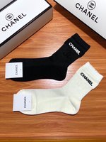 Chanel Sock- Mid Tube Socks Women