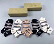 Shop Cheap High Quality 1:1 Replica
 Burberry Sock- Short Socks Embroidery Cotton