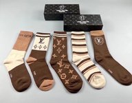 Louis Vuitton Sock- High Socks Women Cotton