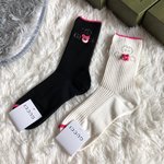 Gucci Sock- Mid Tube Socks Women Combed Cotton