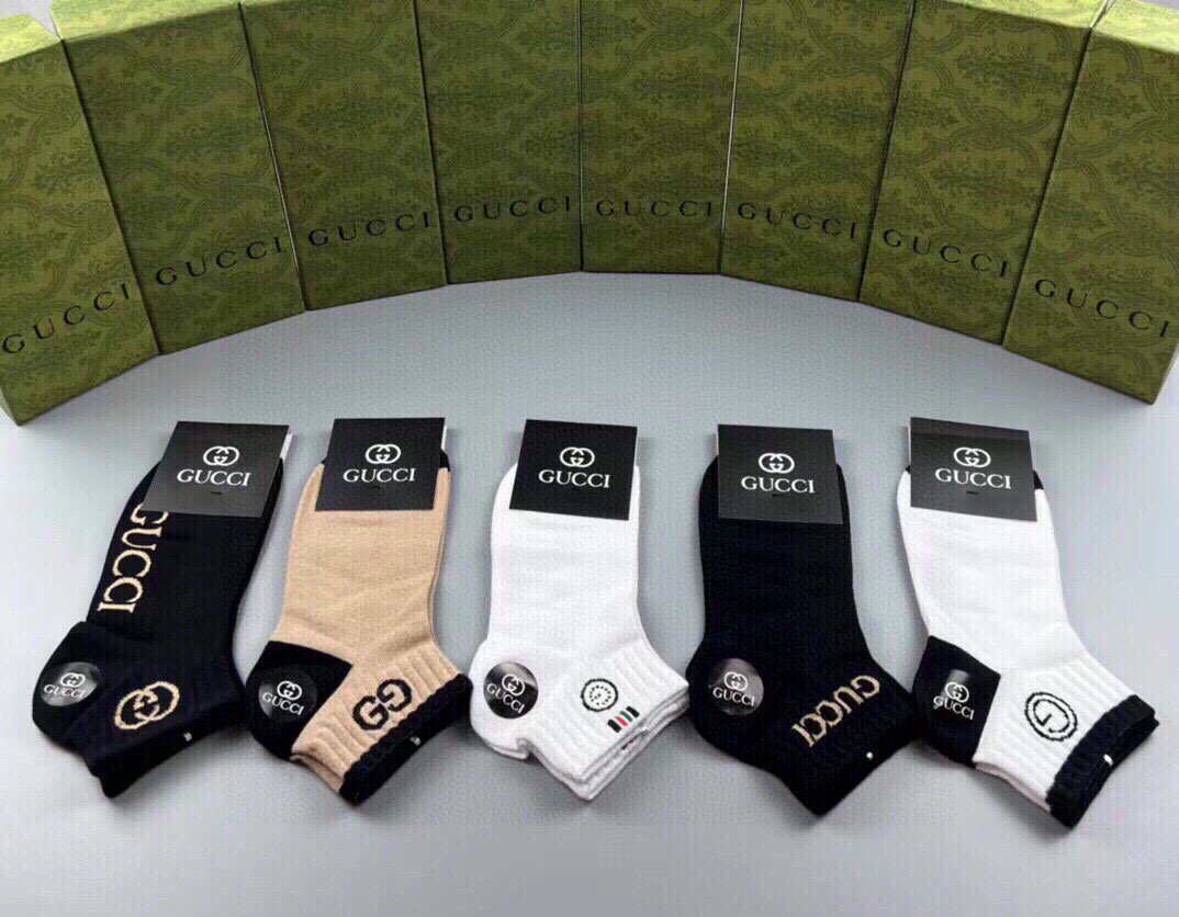 NO:295137,Gucci · Gucci G home new socks [one box and five pairs] classic jacquard logo, super nice, super beautiful, super popular small items, big brands go out on the street, trendy people must have super easy to match socks, stockings, socks, gucci, gucci, socks19860909Gucci · 古奇G家新品短袜【一盒五双】提花经典标志,超级nice,实物超漂亮,超火爆小单品,大牌出街,潮人必备超好搭袜子,丝袜,袜子,gucci,gucci,socks,accessory