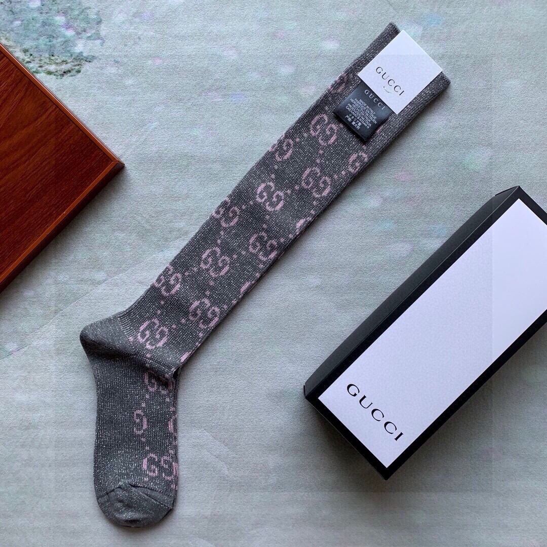 🆕Gucci · 古奇❗️G家经典长款小腿袜❗️【一盒一双】G家专柜一直在售的经典款，外贸订单全品相尾货