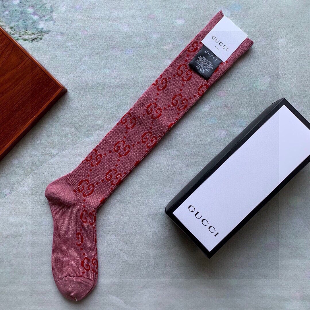 🆕Gucci · 古奇❗️G家经典长款小腿袜❗️【一盒一双】G家专柜一直在售的经典款，外贸订单全品相尾货