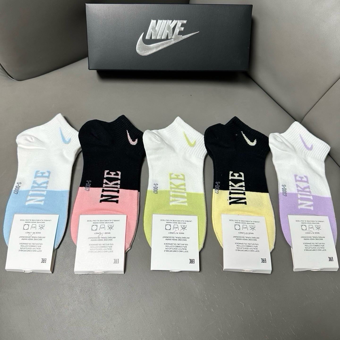 🆕Nike · 耐克❗️耐克新品女款船袜，永远的经典永远的☑️❗️精梳棉材质，透气吸汗柔软舒适，上脚非常nice❗️【一