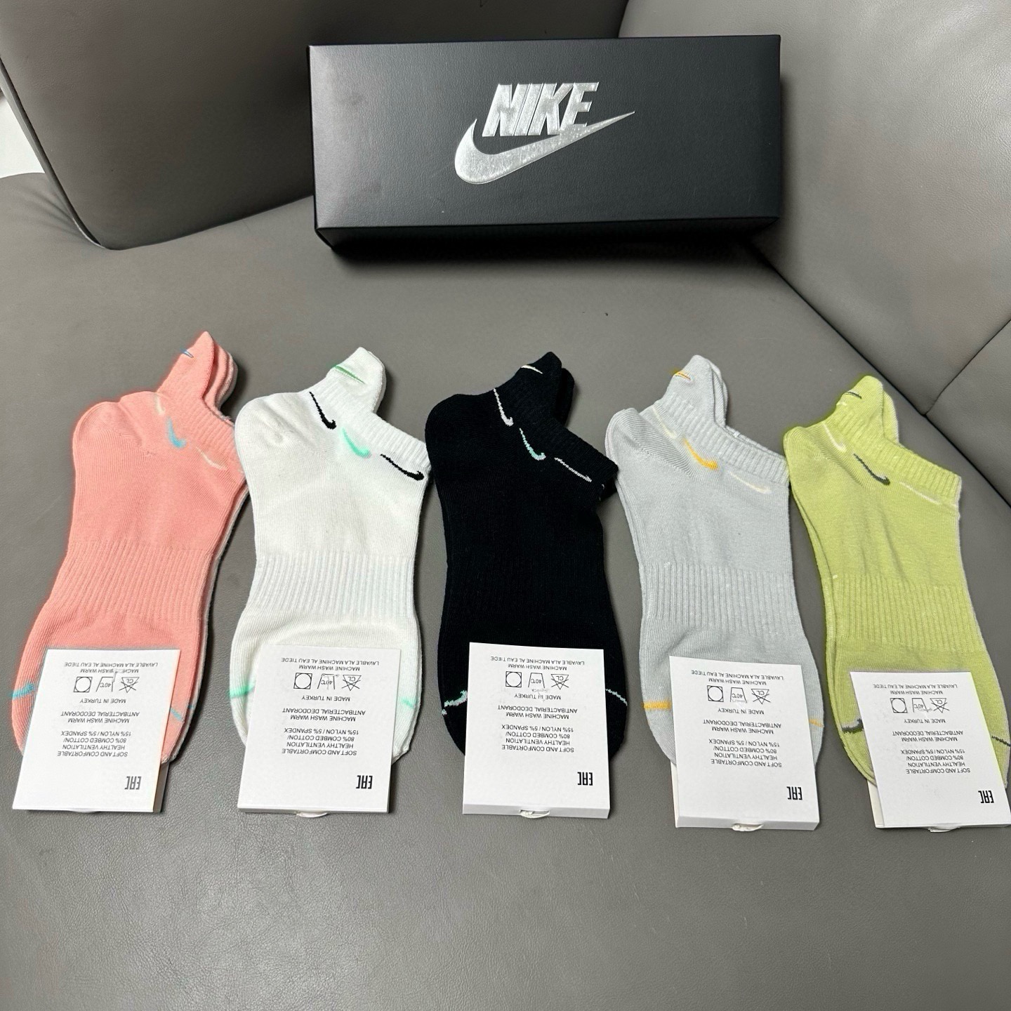 🆕Nike · 耐克❗️耐克新品女款船袜，永远的经典永远的☑️❗️精梳棉材质，透气吸汗柔软舒适，上脚非常nice❗️【一
