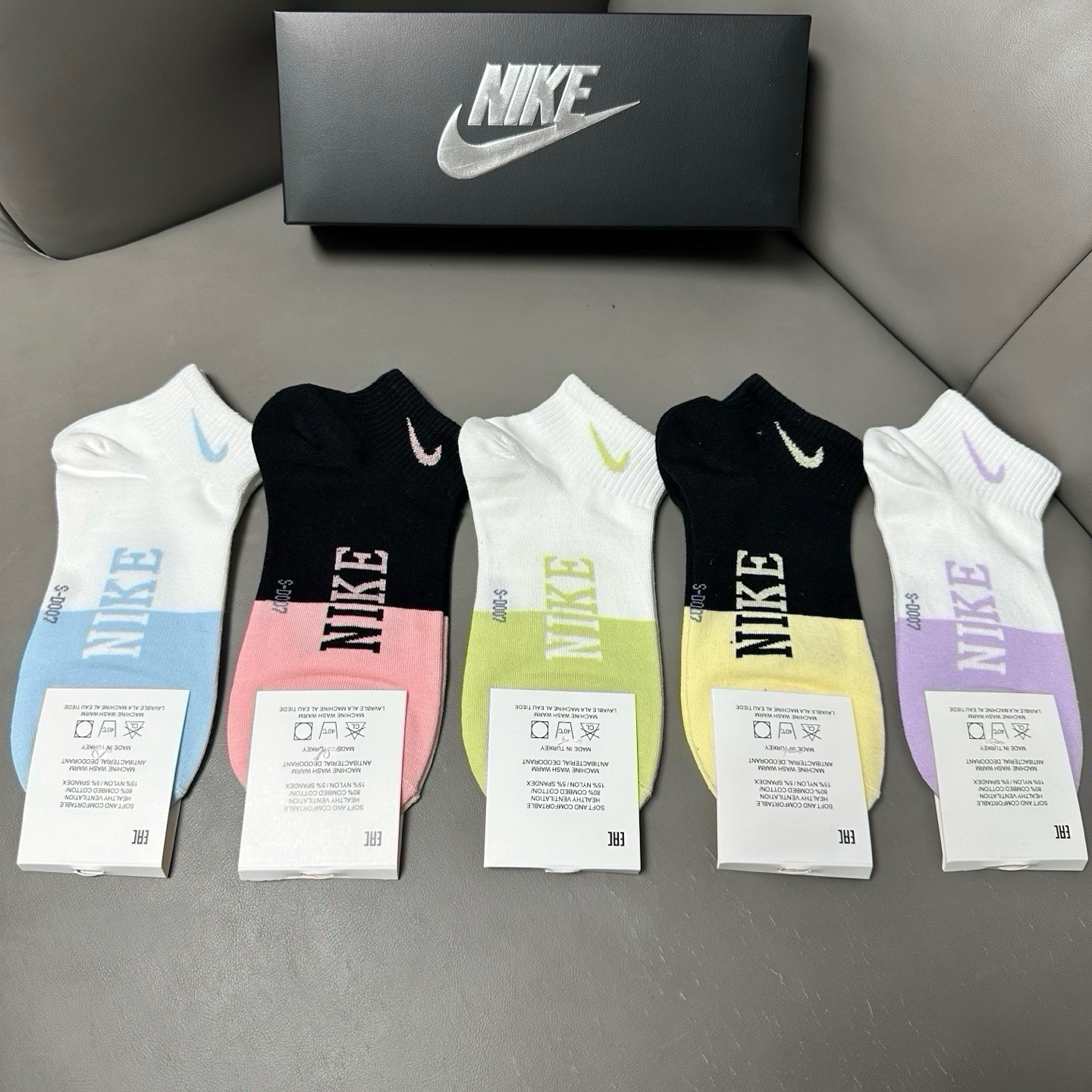 🆕Nike · 耐克❗️耐克新品女款船袜，永远的经典永远的☑️❗️精梳棉材质，透气吸汗柔软舒适，上脚非常nice❗️【一