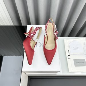 Dior Shoes High Heel Pumps Sandals Embroidery Genuine Leather Sheepskin Spring/Summer Collection Oblique