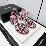 Chanel Chaussures Sandales Réplique de la France
 Genuine Leather Peau mouton Série d’été Fashion