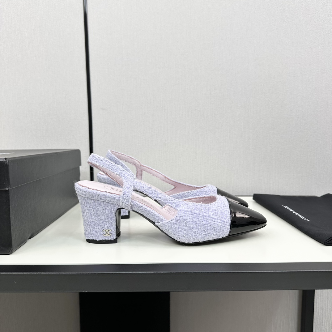 Chanel Sandalen Einlagige Schuhe Frauen Rindsleder Schaffell