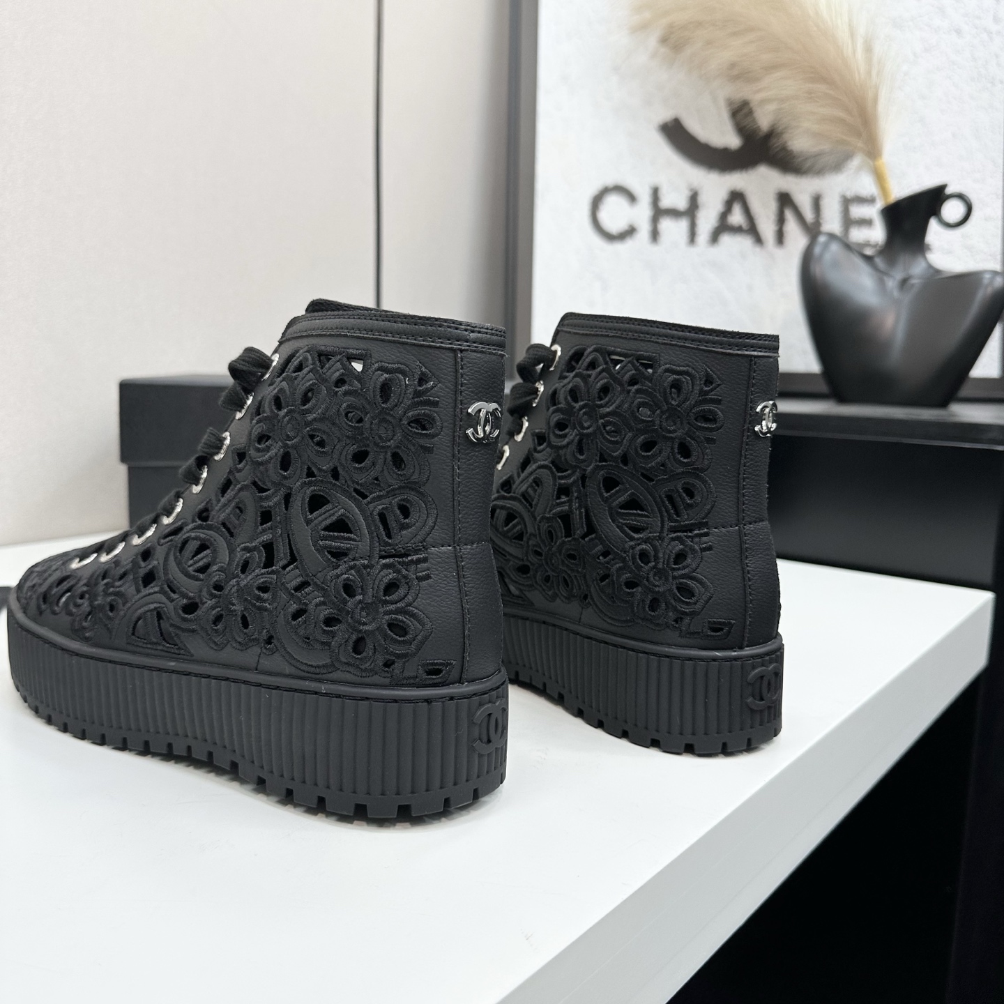 Chanel 2025 Fall/Winter Lace-Up Ankle Boots - Classic Style, Ultimate Comfort 7 i1758318461117 6663 0 5