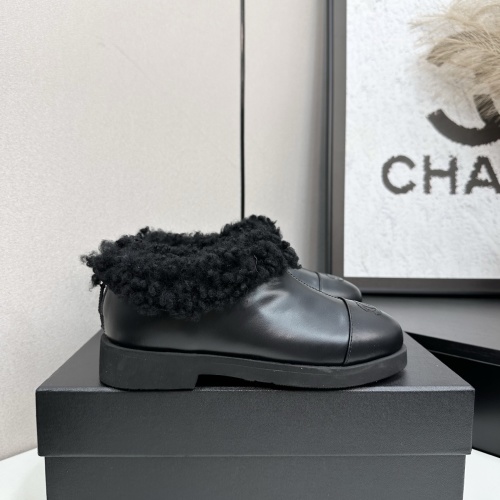 Chanel Women's Black Leather Shearling Ankle Boots Classic Style 1 Chanel Women's Black Leather Shearling Ankle Boots Classic Style
