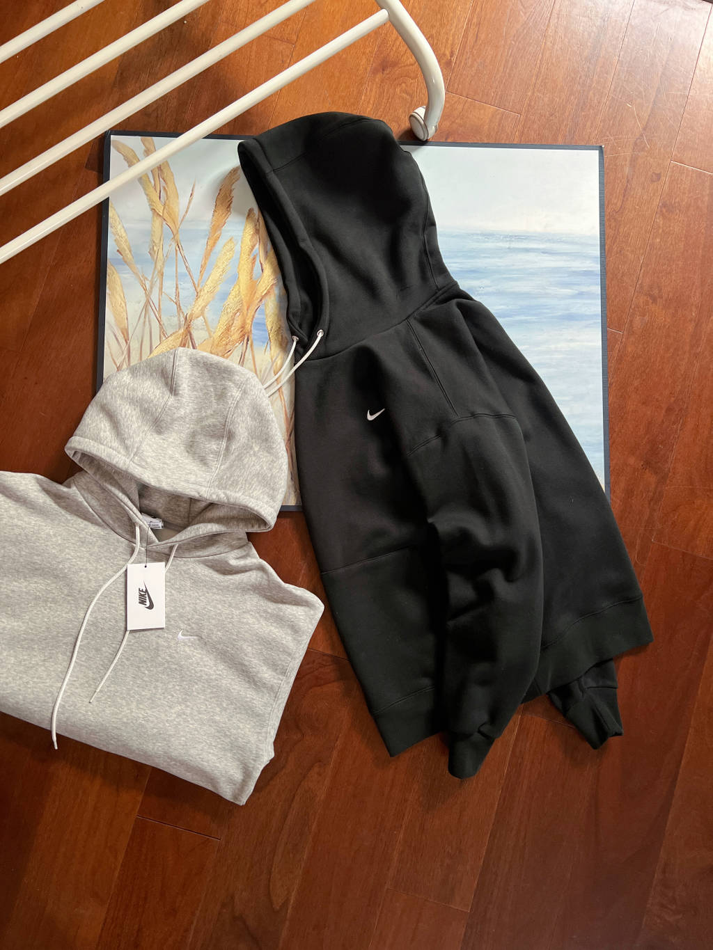 Nike Lab Fleece Pullover Hoodie Classic Embroidered Swoosh - Unisex Fit