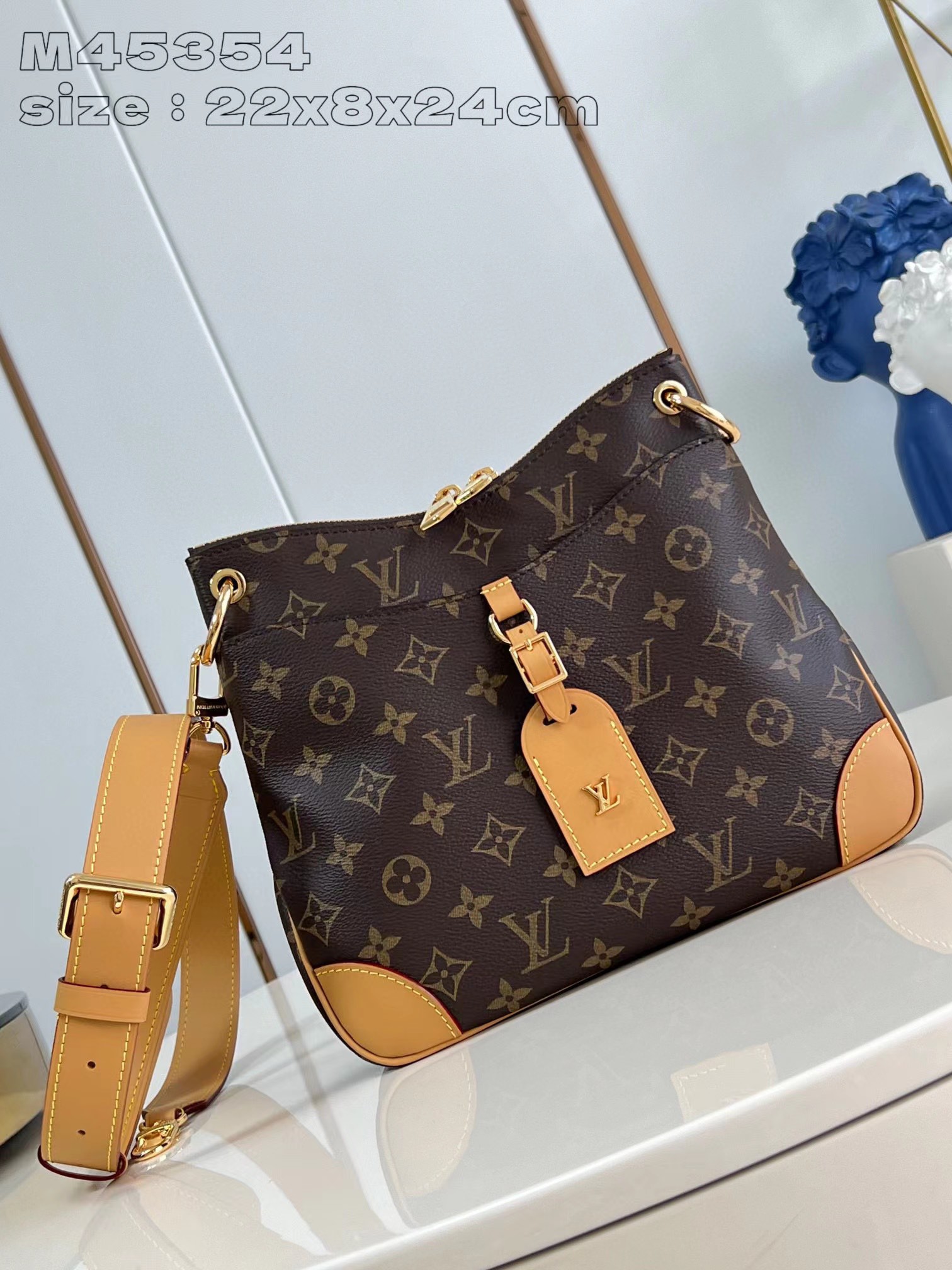 Louis Vuitton LV Odeon Borse Borsette Giallo Monogram Canvas Tela Collezione Autunno/Inverno M45354