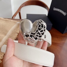𝐂𝐡𝐫𝐨𝐦𝐞𝐇𝐞𝐚𝐫𝐭𝐬 克罗心腰带。藤蔓桃心♥️黄铜镀925银五金搭配原版油腊头层牛皮,宽度3.8厘米, 整体风格融合 𝐂𝐡𝐫𝐨𝐦𝐞𝐇𝐞𝐚𝐫𝐭𝐬 克罗心腰带。藤蔓桃心♥️黄铜镀925银五金搭配原版油腊头层牛皮,宽度3.8厘米, 整体风格融合