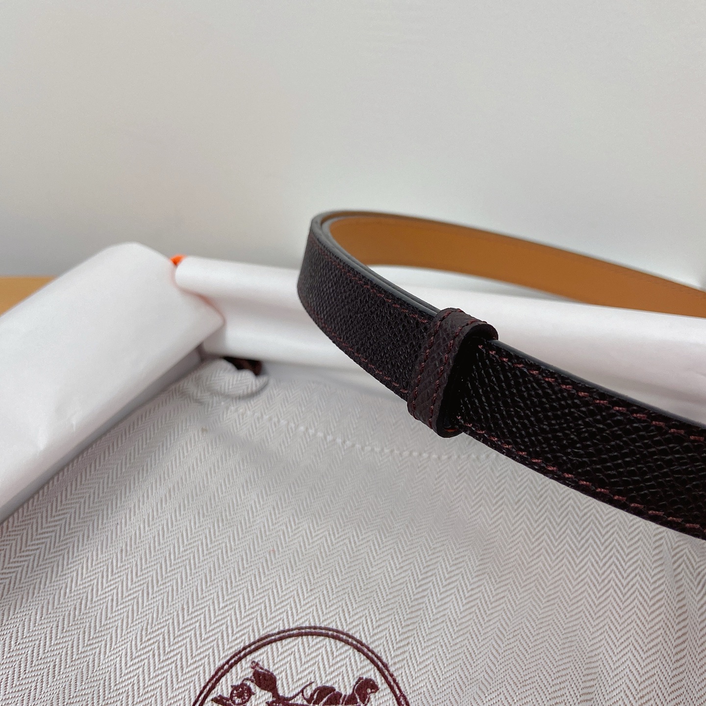 HERMES Kelly 18mm腰帶 腰封 贴皮精品五金 搭配ePsom原版皮，优雅时尚