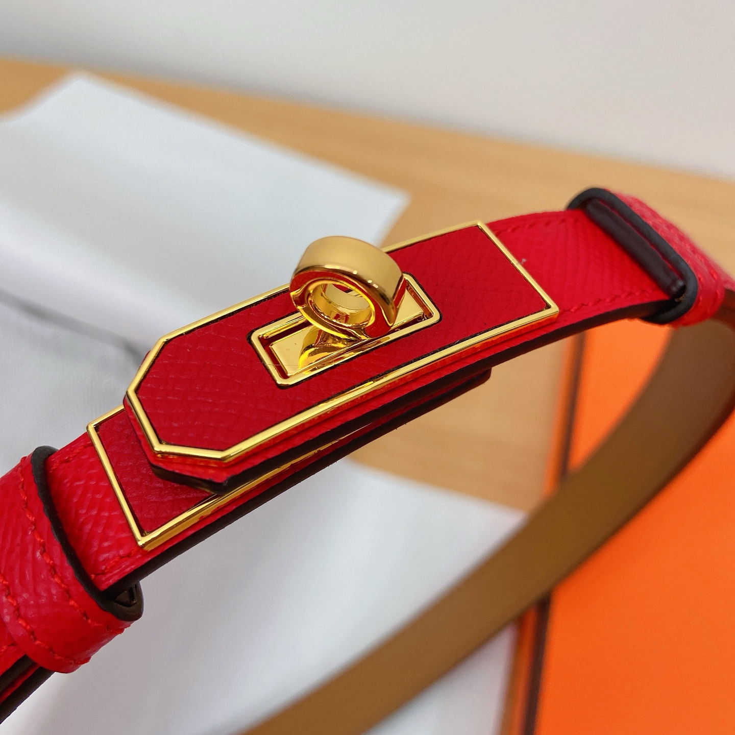 HERMES Kelly 18mm腰帶 腰封 贴皮精品五金 搭配ePsom原版皮，优雅时尚