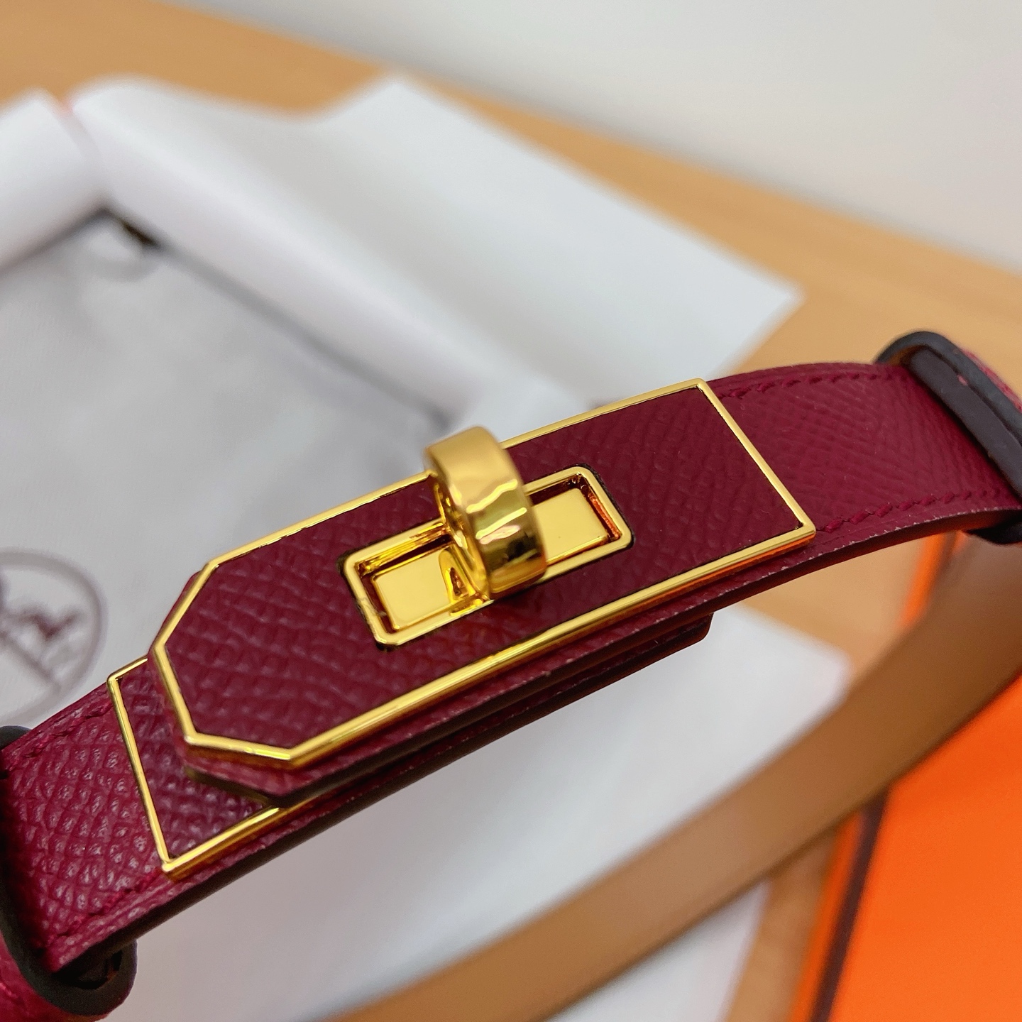 HERMES Kelly 18mm腰帶 腰封 贴皮精品五金 搭配ePsom原版皮，优雅时尚