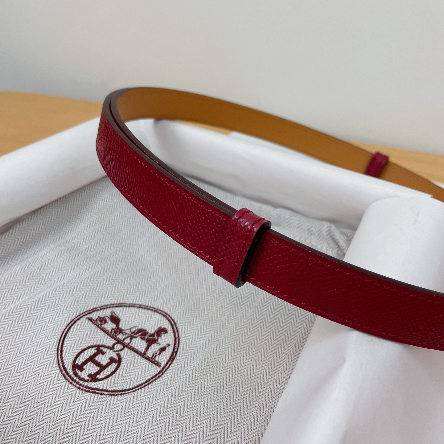 HERMES Kelly 18mm腰帶 腰封 贴皮精品五金 搭配ePsom原版皮，优雅时尚