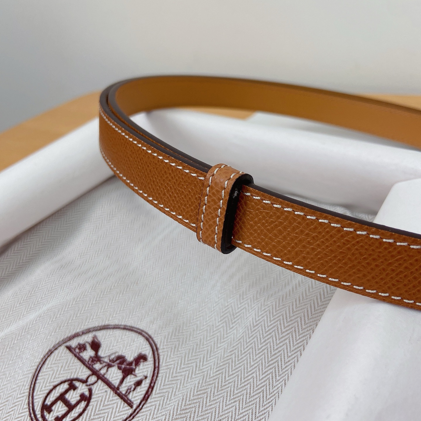 HERMES Kelly 18mm腰帶 腰封 贴皮精品五金 搭配ePsom原版皮，优雅时尚