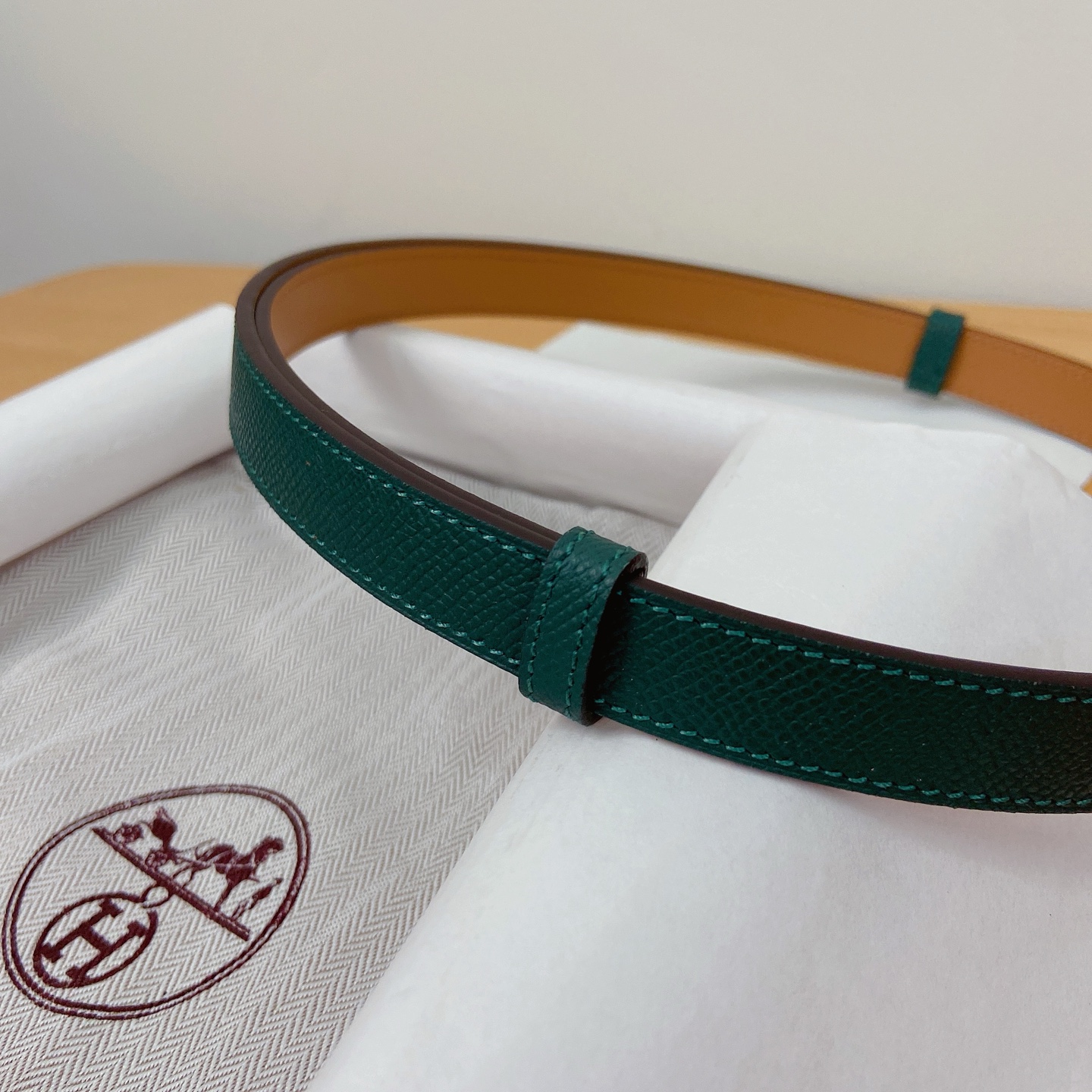 HERMES Kelly 18mm腰帶 腰封 贴皮精品五金 搭配ePsom原版皮，优雅时尚