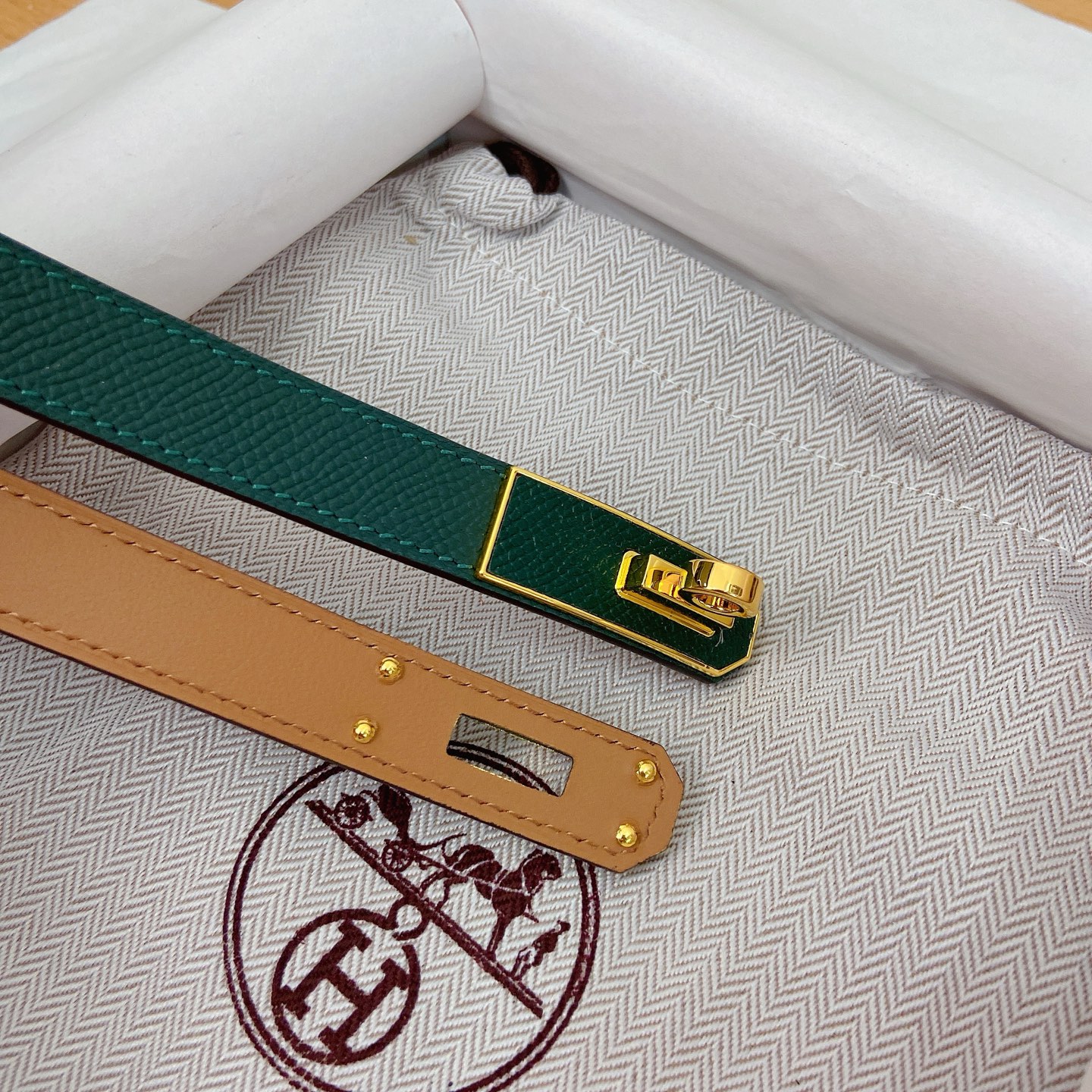 HERMES Kelly 18mm腰帶 腰封 贴皮精品五金 搭配ePsom原版皮，优雅时尚