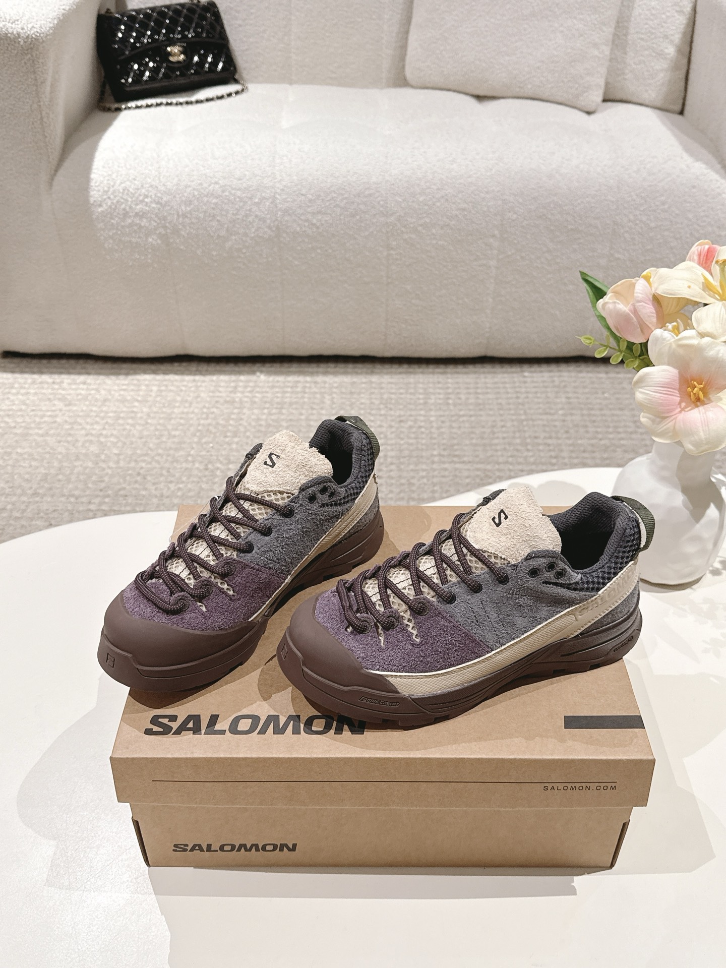 NO:497664,Couple model Salomon ~ F055 ss latest casual sports shoes thick-soled mountaineering derby shoes running shoes ~ men and women same style Matched with Salomon's patented 3D Eending sole specially created for mountain sports Increase lateral stability and structural sense Major celebrities have fallen into planting grass. Tailored to build a height-enhancing tool for domestic fabric original custom ox back velvet Neli nylon breathable mesh Sole original open mold rubber outsole Size number for women 35-40 Men's size 40-45 (Female 40 Men's 45 Customized for non-return) Full set of original packaging for counter., casual shoes/sports shoes, sneakers19860909情侣款  Salomon萨洛蒙～F055 ss最新款休闲运动鞋厚底登山德比鞋跑步鞋～男女同款 搭配Salomon专为山地运动所创的3D Eending专利技术鞋底 增加侧向稳定性和结构感 各大明星网红沦陷种草.量身为国内打造的增高神器 面料原版订制牛反绒 内里尼龙透气网纱 鞋底原版开模橡胶大底 码数女码35-40 男码40-45(女40 男45定做不退换) 专柜全套原包装.,休闲鞋/运动鞋,sneakers,Women's Shoes