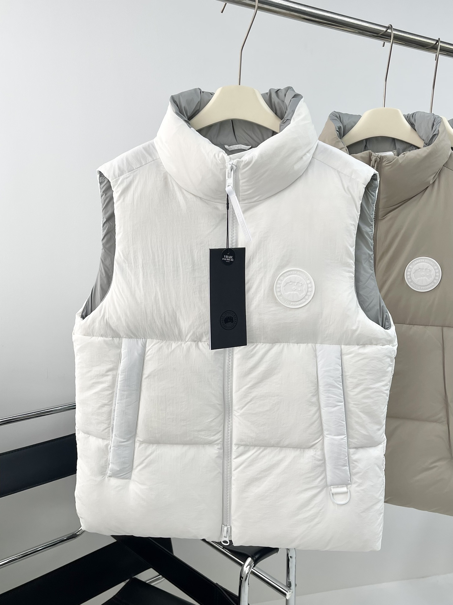 Canada Goose Clothing Waistcoats White