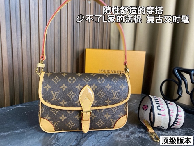 Louis Vuitton Diane Baguette Bag with Double Straps - Retro & Chic 1 Louis Vuitton Diane Baguette Bag with Double Straps - Retro & Chic