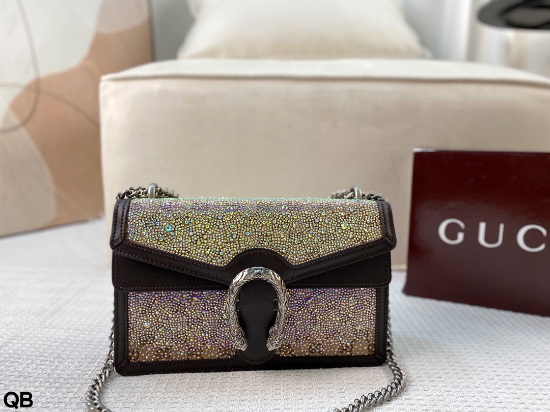 P263 Folding Box | | Gucci Rhinestone Dionysian Bag, A Must-have For Fashionistas, Regardless Of The Season, Many Ways To Carry It, High-end And Versatile, Fashionable With Any Combination, Exquisite And Cute Size: 28 17