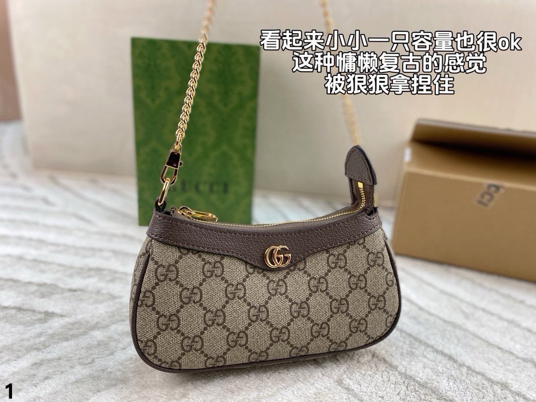 P180 Full Set Of Packaging | | Gucci Ophidia Mini Mahjong Bag | The Palm-sized Shape Is So Cute I Really Have No Resistance To Mini Gadgets Size: 20 10
