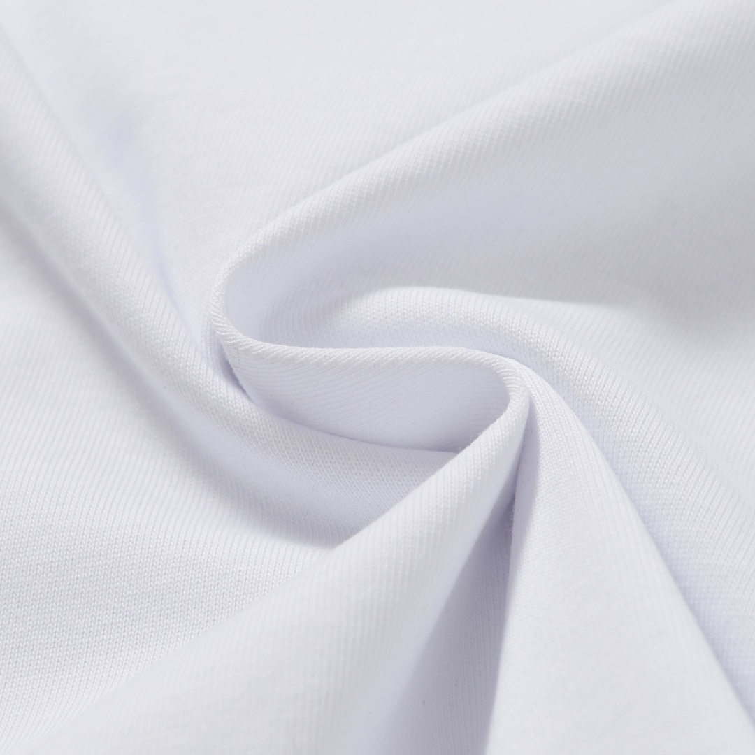 LOEWE/罗意威 25ss 荧光粉LOGO刺绣短袖黑色 白色