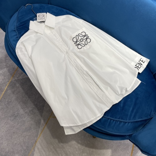 Loewe Embroidered Logo Shirt - Stylish & Versatile for Daily Wear 1 Loewe Embroidered Logo Shirt - Stylish & Versatile for Daily Wear