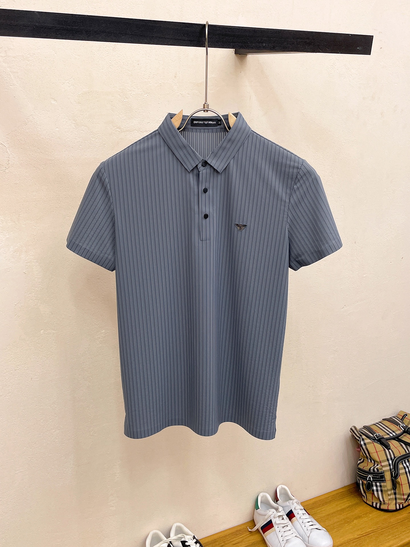 Armani Kleding Polo Mannen Zomercollectie Fashion Casual