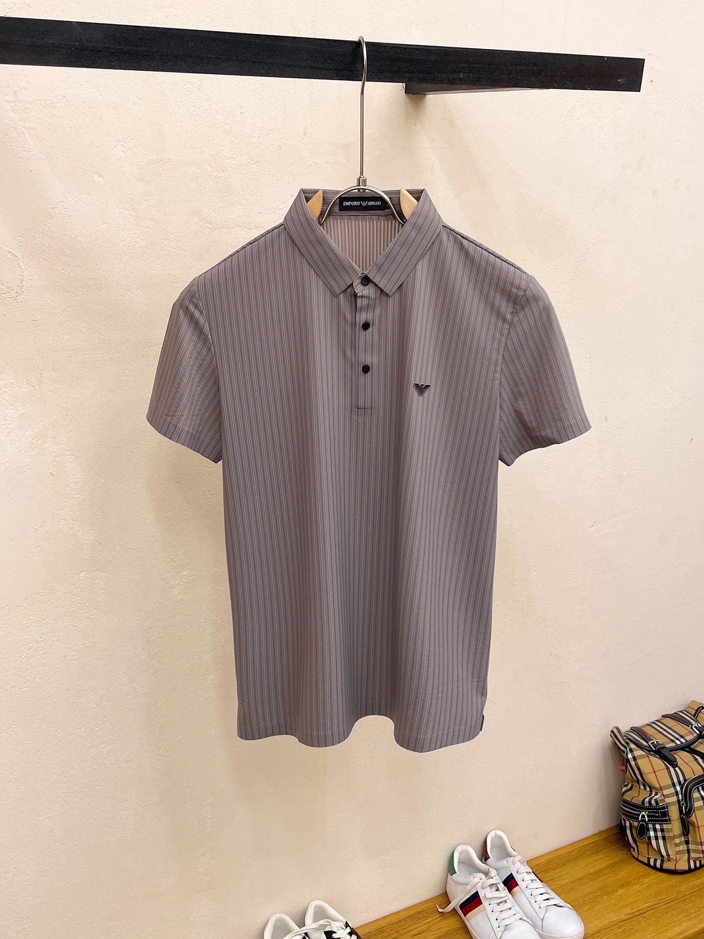 Armani Kleding Polo Mannen Zomercollectie Fashion Casual