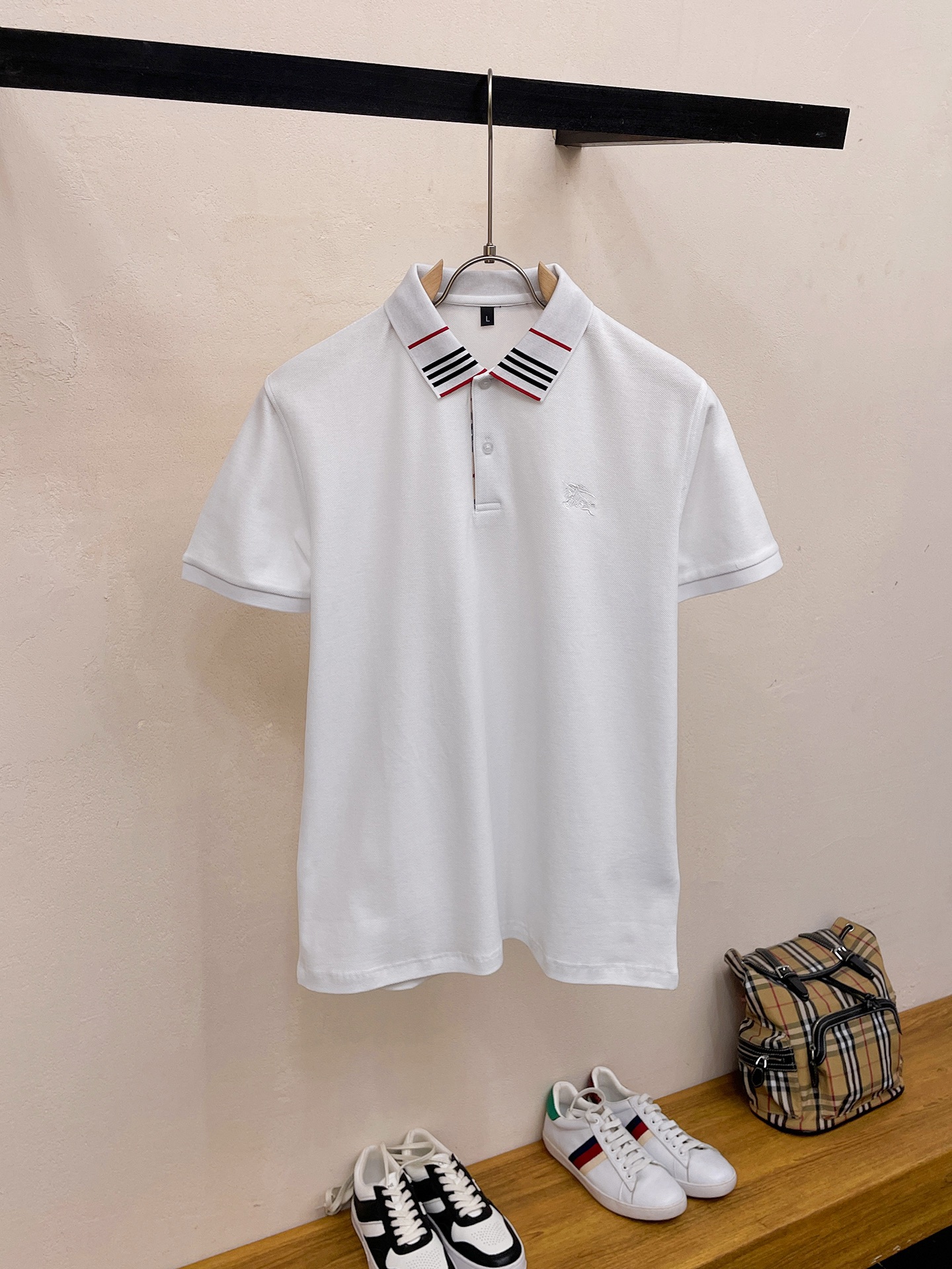 Burberry Kleding Polo Mannen Zomercollectie Fashion Casual