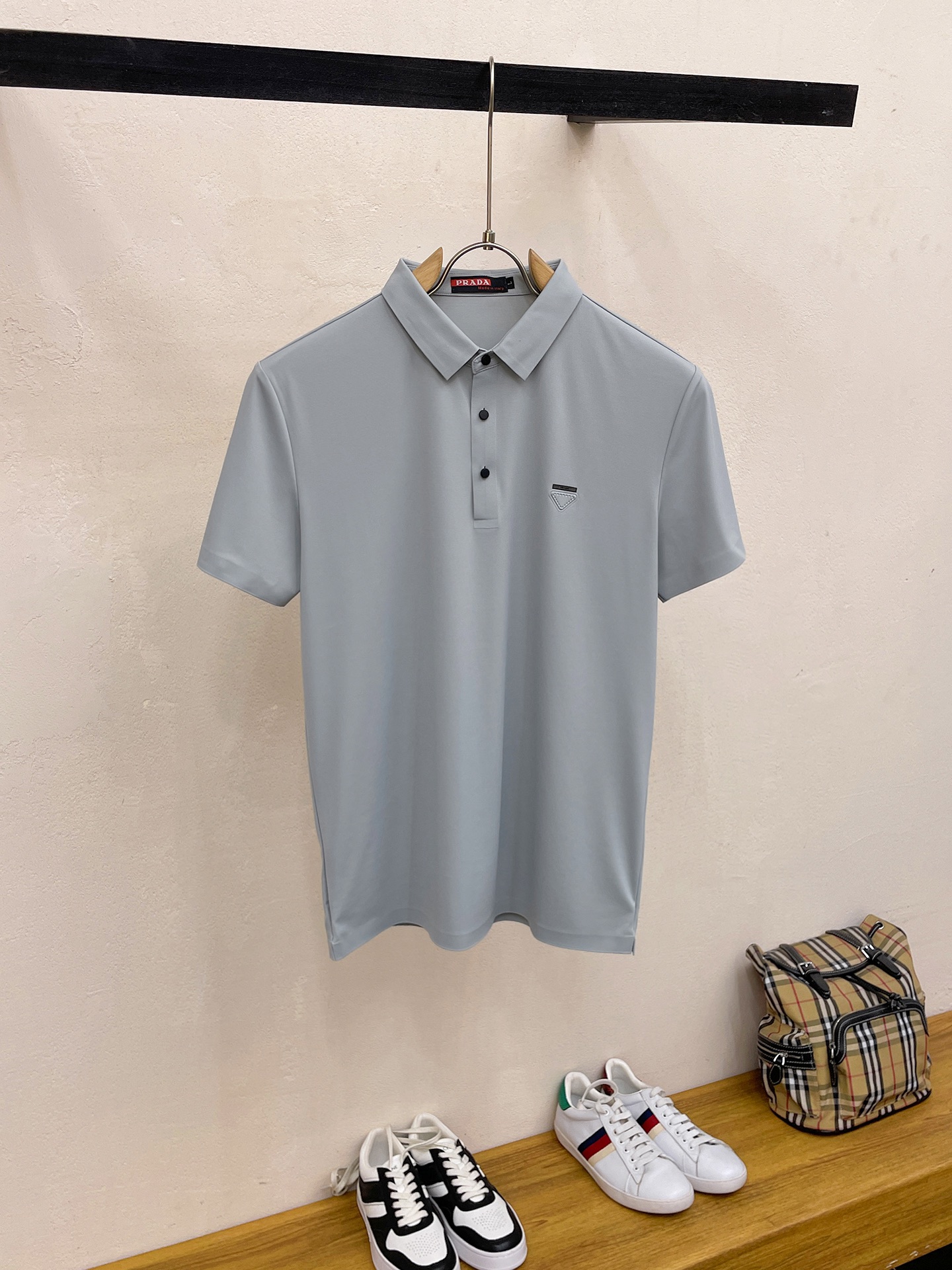 Hoge kwaliteit aanpassen
 Prada Best
 Kleding Polo Mannen Zomercollectie Fashion Casual