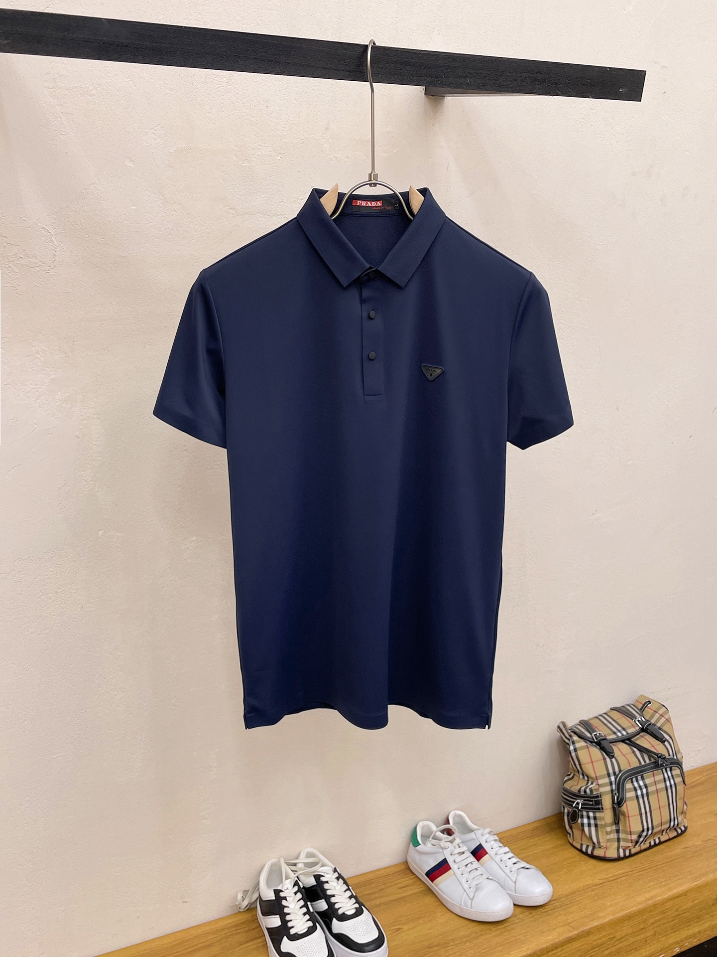 Prada Kleding Polo Mannen Zomercollectie Fashion Casual