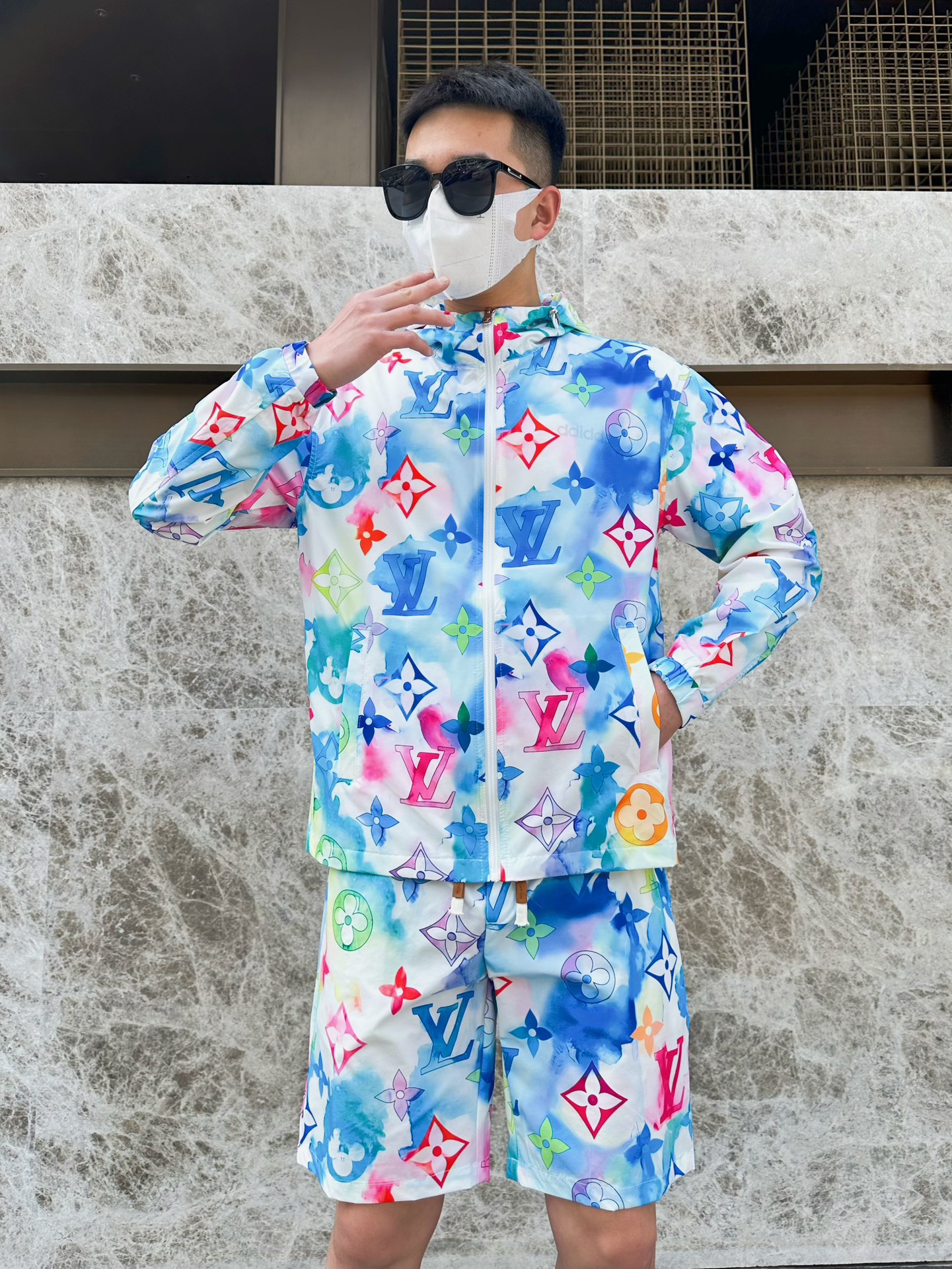 Louis Vuitton Sun Protection Clothing Printing Nylon Spring/Fall Collection Fashion