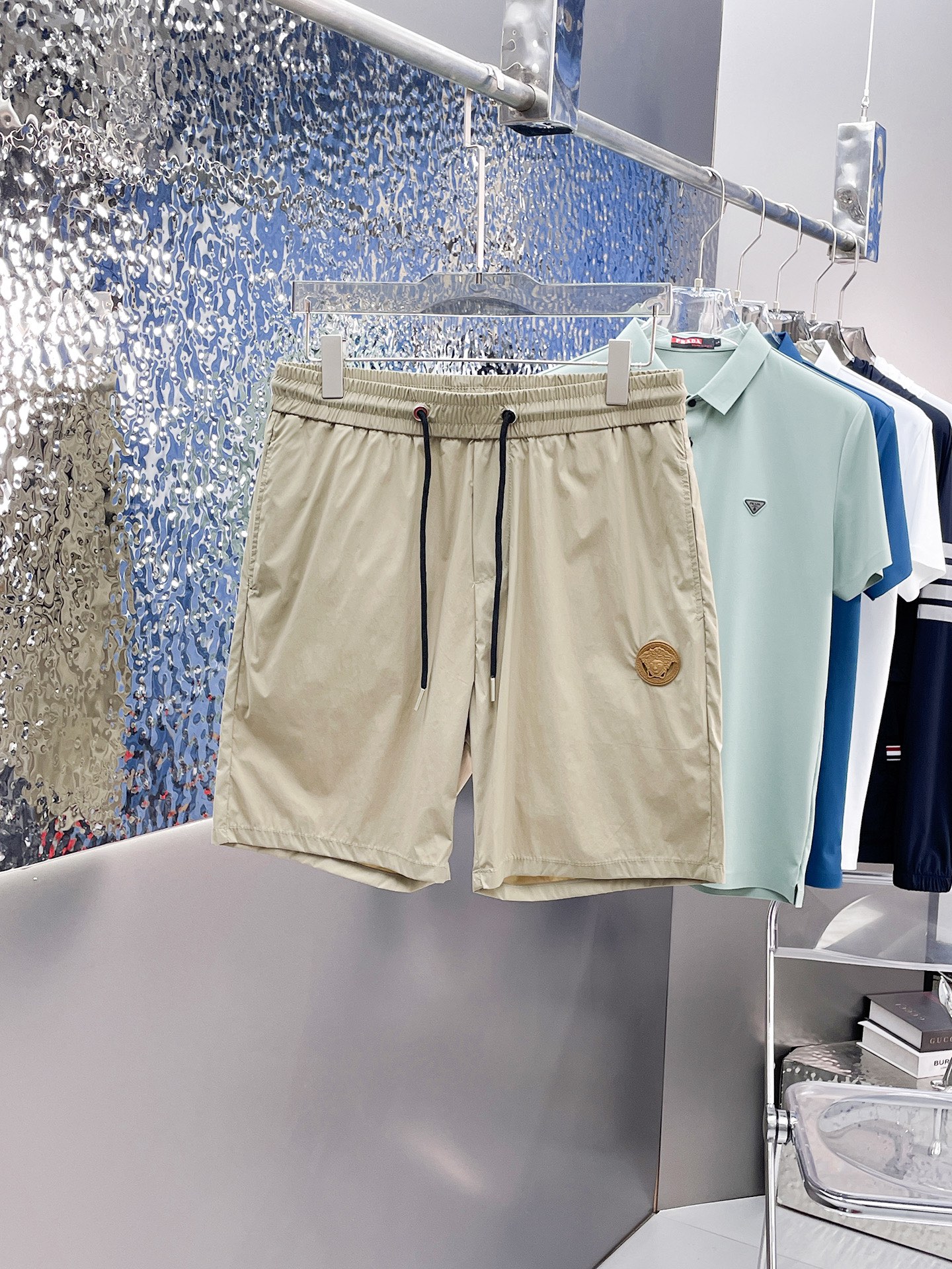 Versace Clothing Shorts Cotton Summer Collection Casual